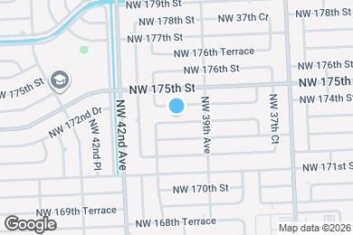 Map image of the property - 3951 NW 173rd Terrace