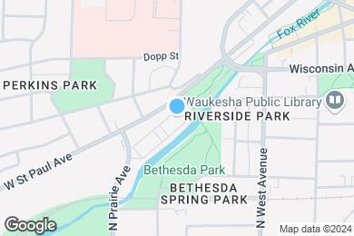 Map image of the property - Riverwalk Apartments