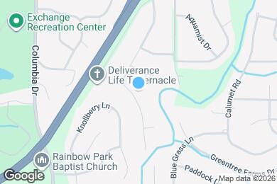 Map image of the property - 2816 Knollview Dr