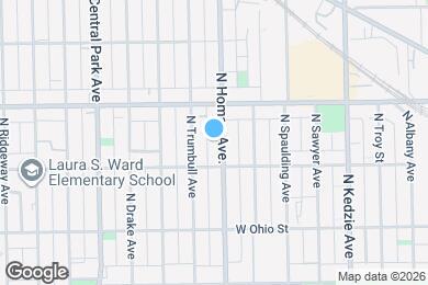Map image of the property - 720 N Homan Ave