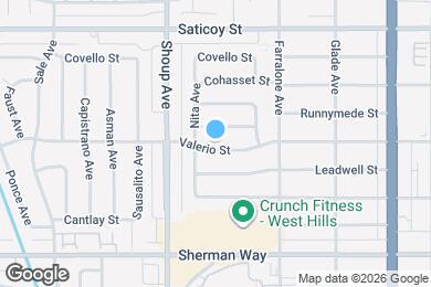 Map image of the property - 22309 Valerio St