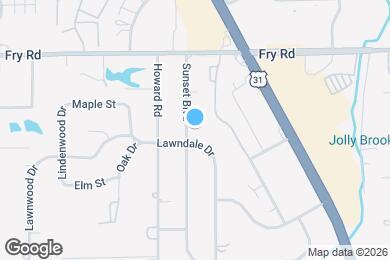 Map image of the property - 707 Sunset Blvd