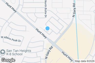 Map image of the property - 1818 W Desert Seasons Dr