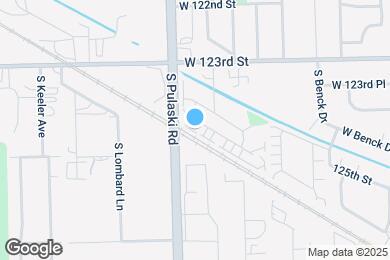 Map image of the property - 3913 W 124th Pl