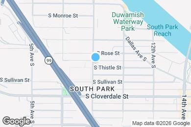 Map image of the property - 800 S Thistle St