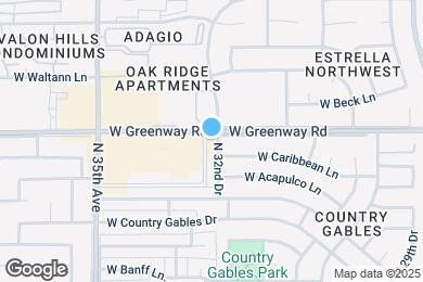 Map image of the property - 15250 N 32nd Dr