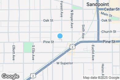 Map image of the property - 802 Pine St