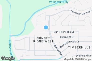Map image of the property - 10519 Sun River Falls Dr