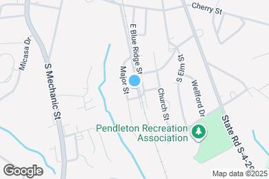 Map image of the property - 334 W Blue Ridge St