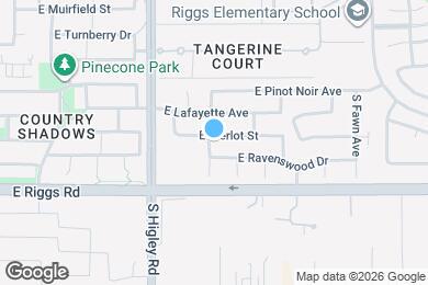 Map image of the property - 3315 E Merlot St