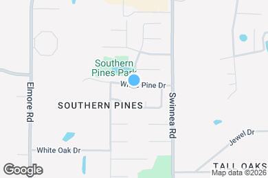 Map image of the property - 861 White Pine Dr