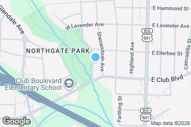 Map image of the property - 2418 Acadia St