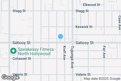 Map image of the property - 11445 Saticoy St
