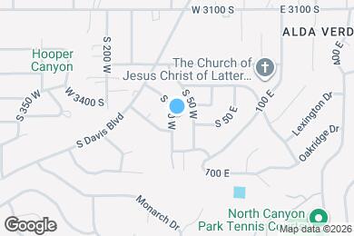 Map image of the property - 3483 S 100 W