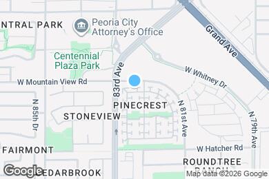 Map image of the property - 8264 W Purdue Ave
