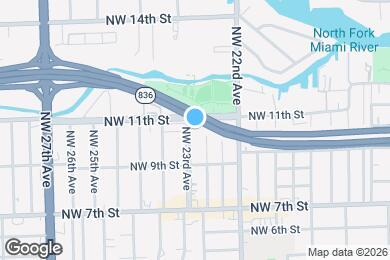 Map image of the property - 1021 NW 23rd Ave