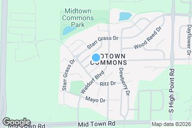 Map image of the property - 8130 Broadmoor St