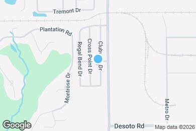 Map image of the property - 8301 Clubview Dr