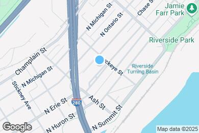 Map image of the property - 1863 N Erie St