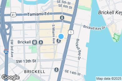 Map image of the property - 1010 Brickell Ave