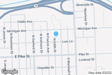 Map image of the property - 68 N Edith St