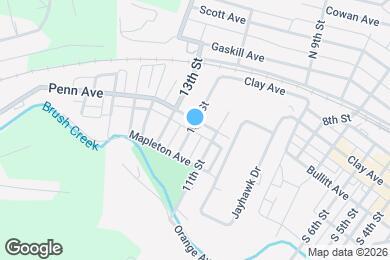 Map image of the property - 100 S 12th St