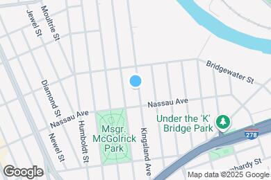 Map image of the property - 291 Kingsland Ave