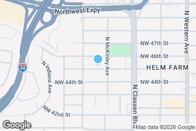 Map image of the property - 1521 NW 45th St