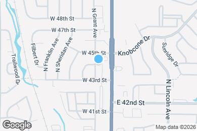 Map image of the property - 4482 North Grant Avenue