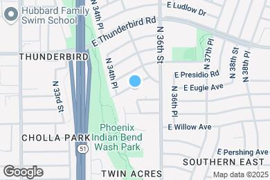 Map image of the property - 3469 E Presidio Rd