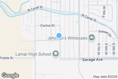 Map image of the property - 800 Yucca Dr