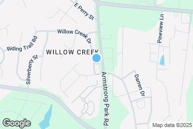 Map image of the property - 968 Willow Creek Dr