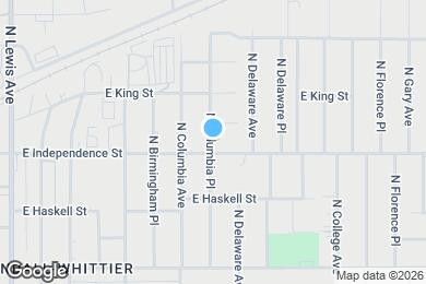Map image of the property - 807 N Columbia Pl