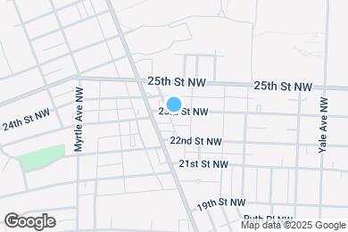 Map image of the property - 1022 23rd St NW
