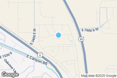 Map image of the property - 1324 S 3610 E