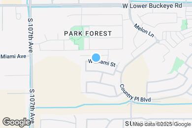 Map image of the property - 10413 W Miami St
