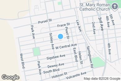 Map image of the property - 748 Sampson Ave