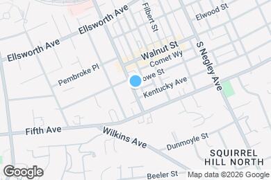 Map image of the property - 919 S Aiken Ave