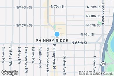 Map image of the property - 6514 Phinney Ave N