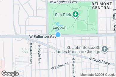 Map image of the property - 6323 W Fullerton Ave
