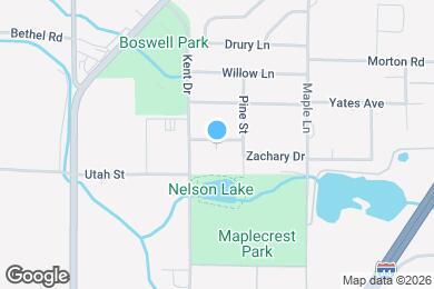 Map image of the property - 1310 S Nelson Ct