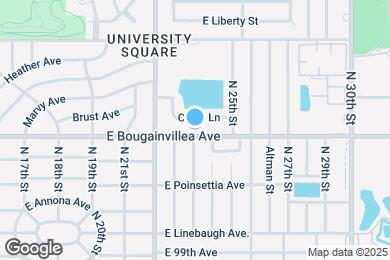 Map image of the property - 2402 E Bougainvillea Ave