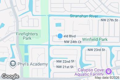 Map image of the property - 6761 NW 24th Ct