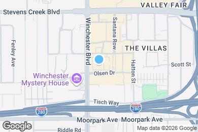 Map image of the property - Santana Row