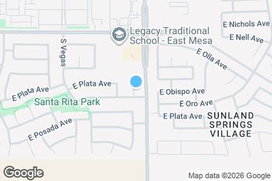 Map image of the property - 2959 S Del Rancho Cir
