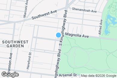 Map image of the property - 2641 S Kingshighway Blvd