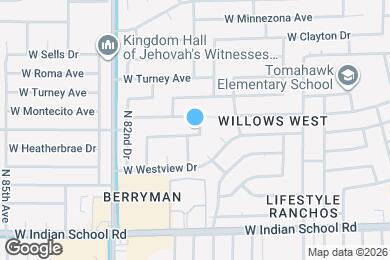 Map image of the property - 8102 W Heatherbrae Dr