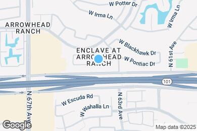 Map image of the property - 6343 W Pontiac Dr