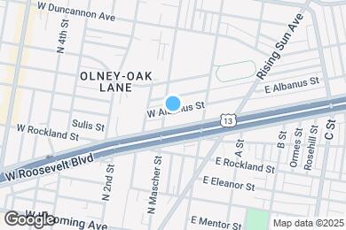 Map image of the property - 156 W Albanus St