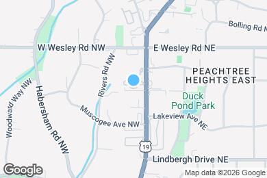 Map image of the property - 2632 Peachtree Rd